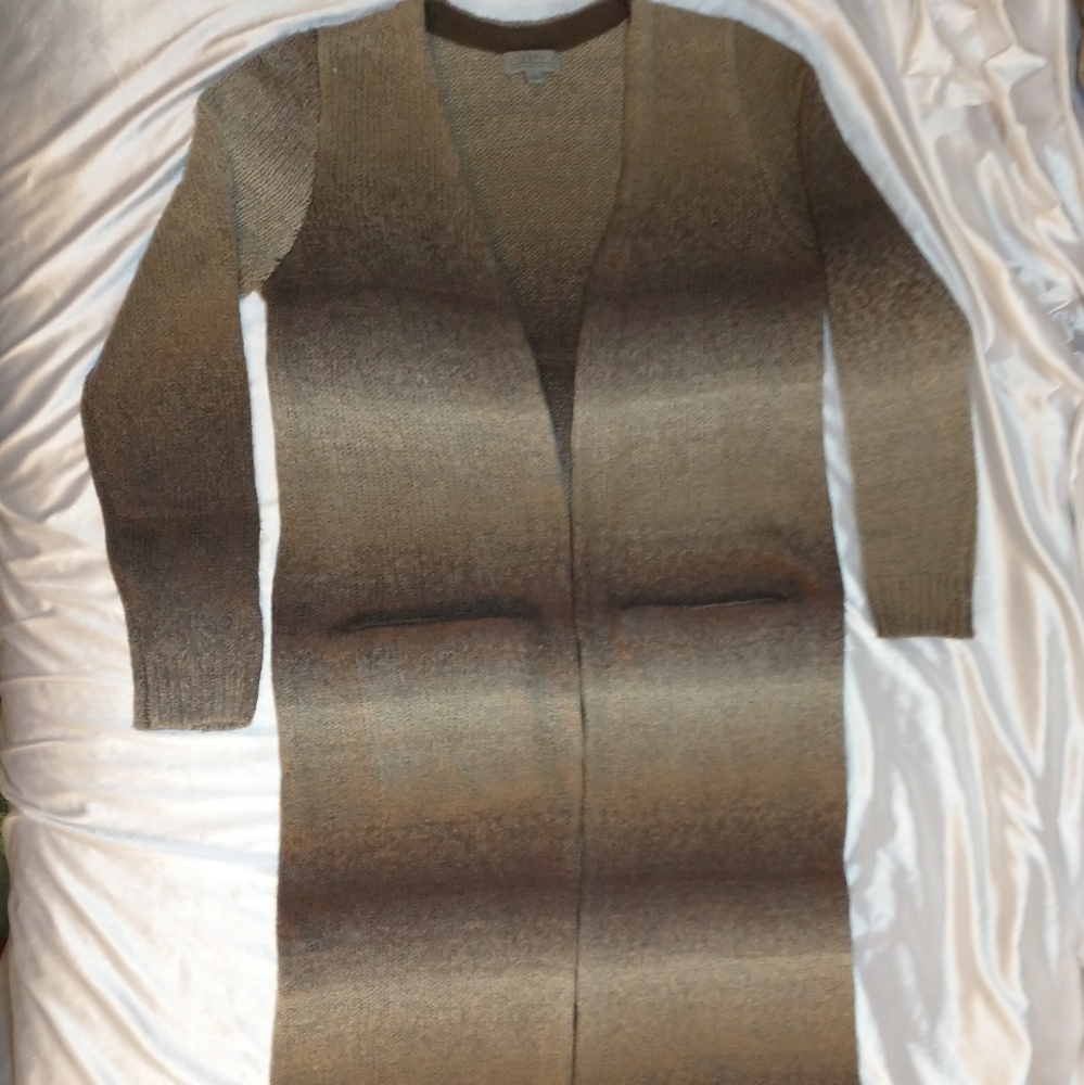 Joseph a brown multicolored long cardigan